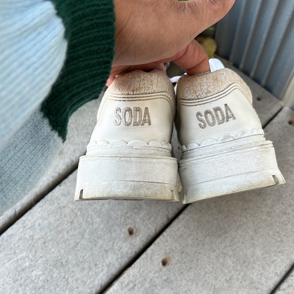 Soda Vintage’90 White Platform and Chunky Shoes Y2K - Picture 8 of 14